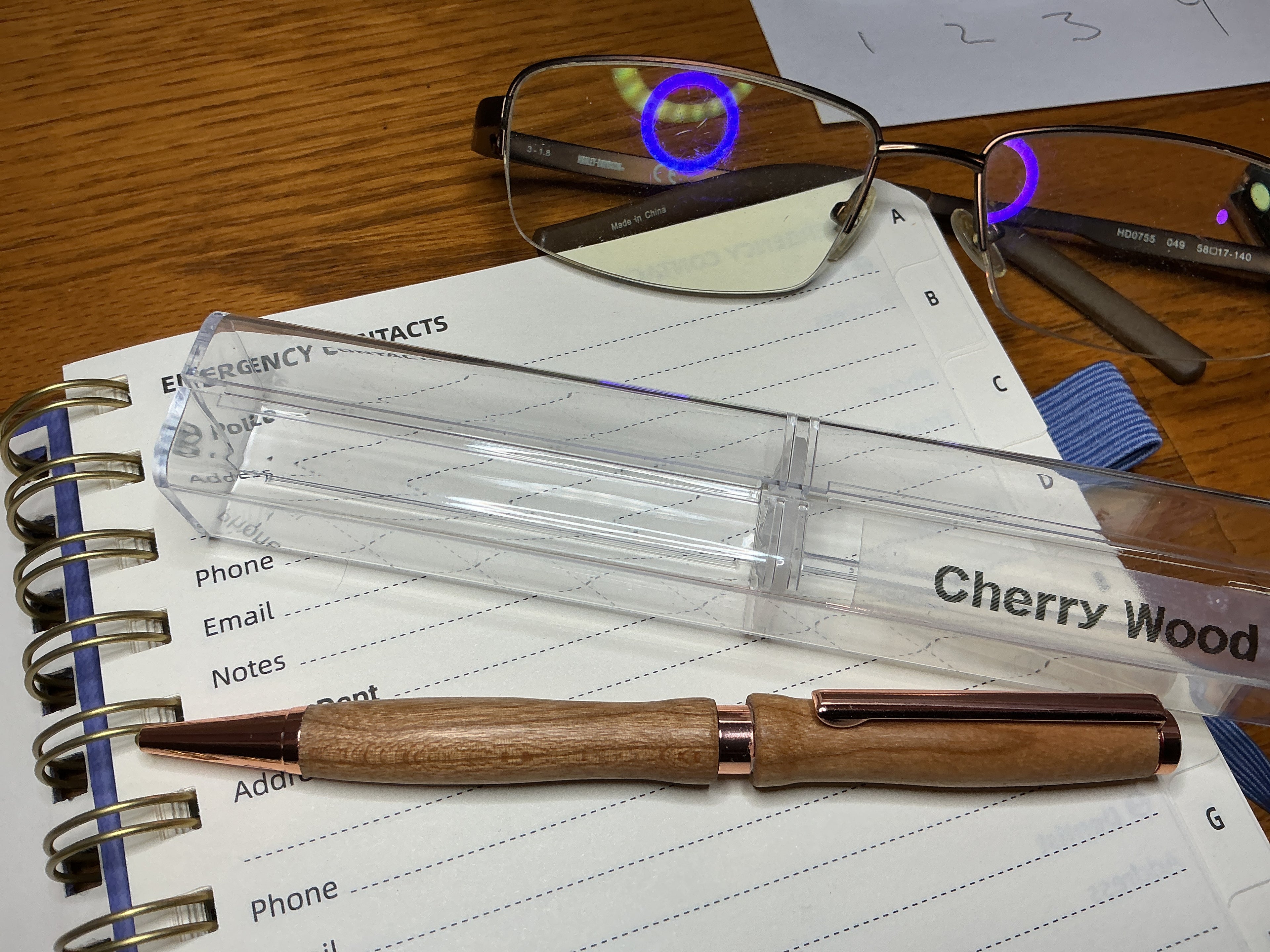 Cherry wood rollerball